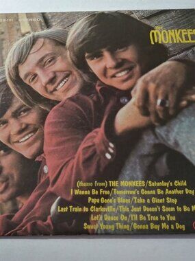 The Monkees - Self Titled VG+ 2nd Press Stereo DG Colgems COS-101 LP Record 1966